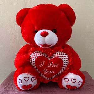 Giant Red Valentines Bear